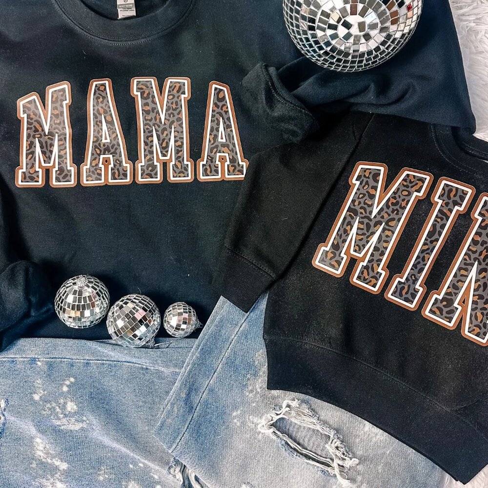 Leopard “ Mini” Matching Sweatshirts 🐆🤎